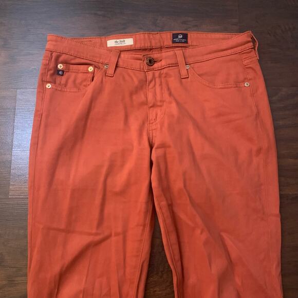 Adriano Goldschmied rusty orange the Stilt cigarette leg jeans size 29 - Picture 3 of 12